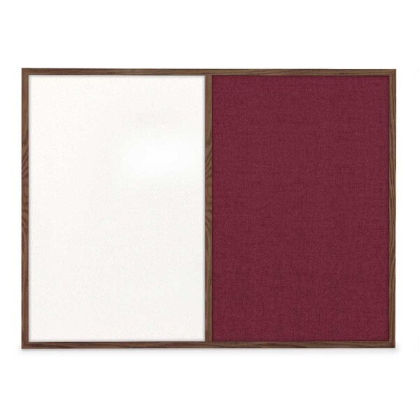 United Visual Products Slim Style Indoor Enclosed Radius Corkbo UVRDS48SB-BLACK-SURF - main